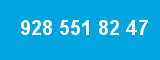 928 551 82 47 928 551 82 47
